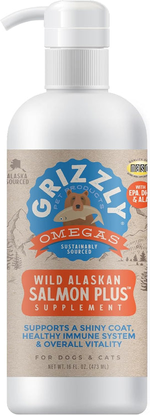 Grizzly Wild Alaskan Salmon Plus Oil